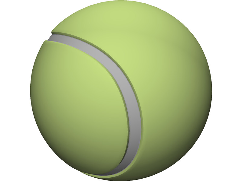 Tennis Ball 3D Model Download | 3D CAD Browser