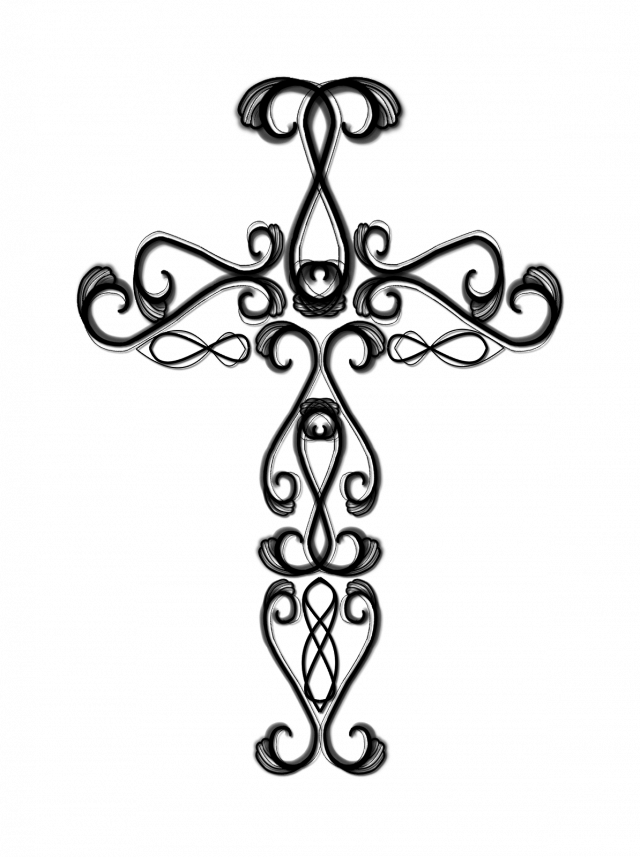 Drawings Of Crosses With Vines