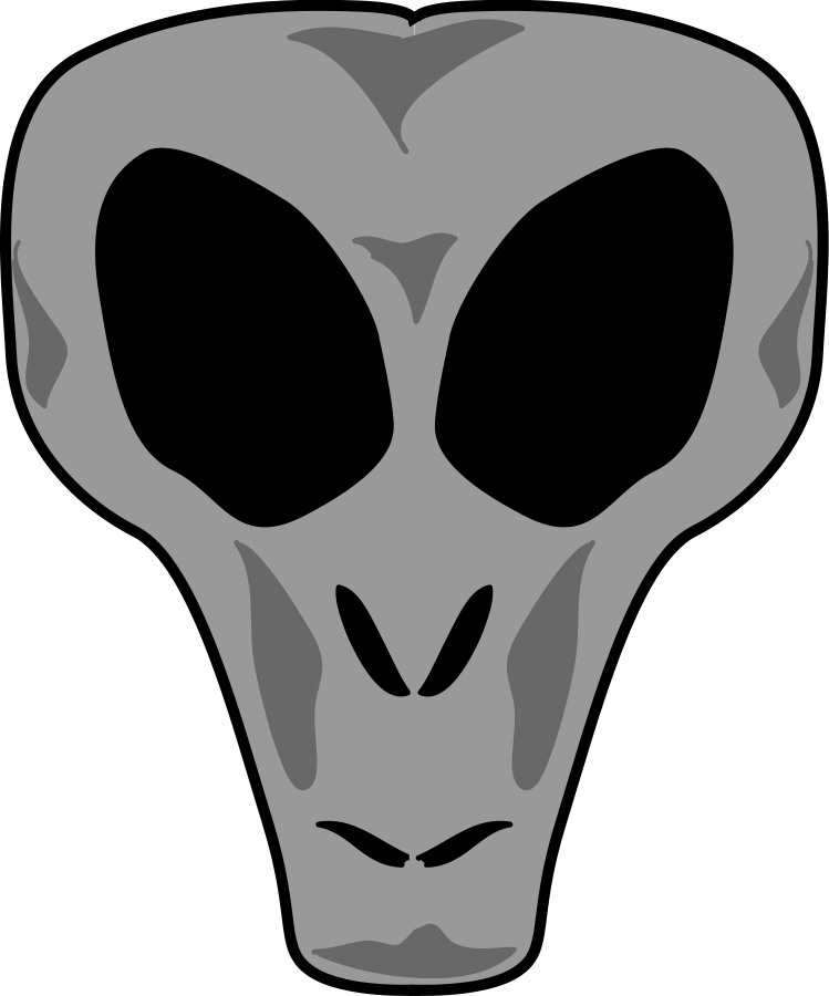 Alien Head Clipart