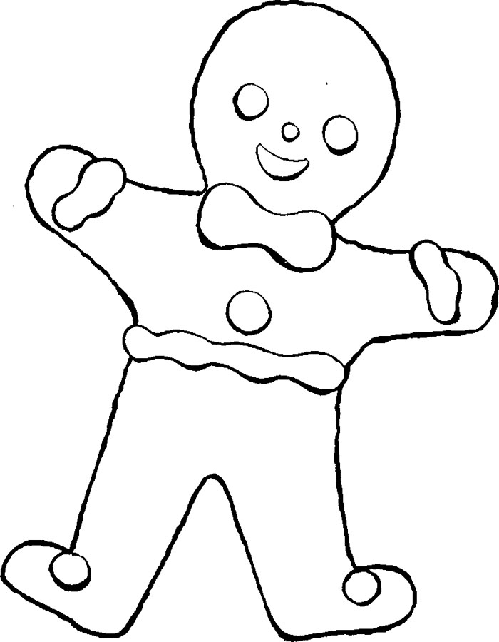 Gingerbread Coloring Pages : Gingerbread Coloring Page Kids ...