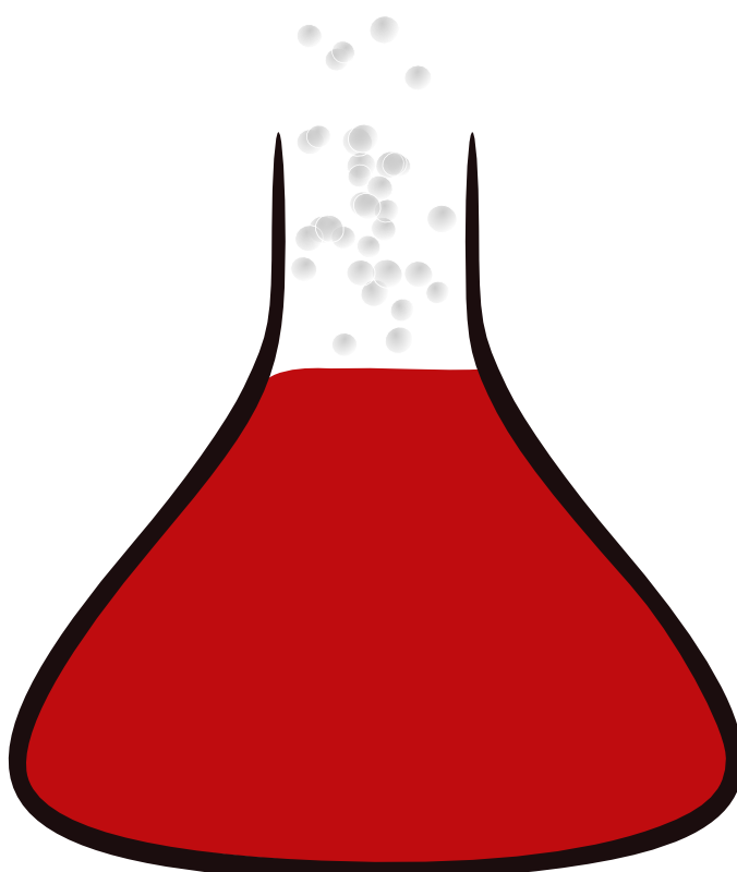 Clipart - Red Potion with bubbles
