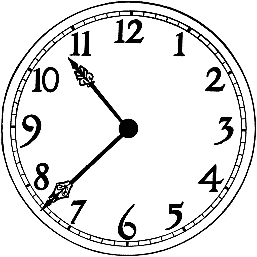 Printable Blank Clock Face - ClipArt Best