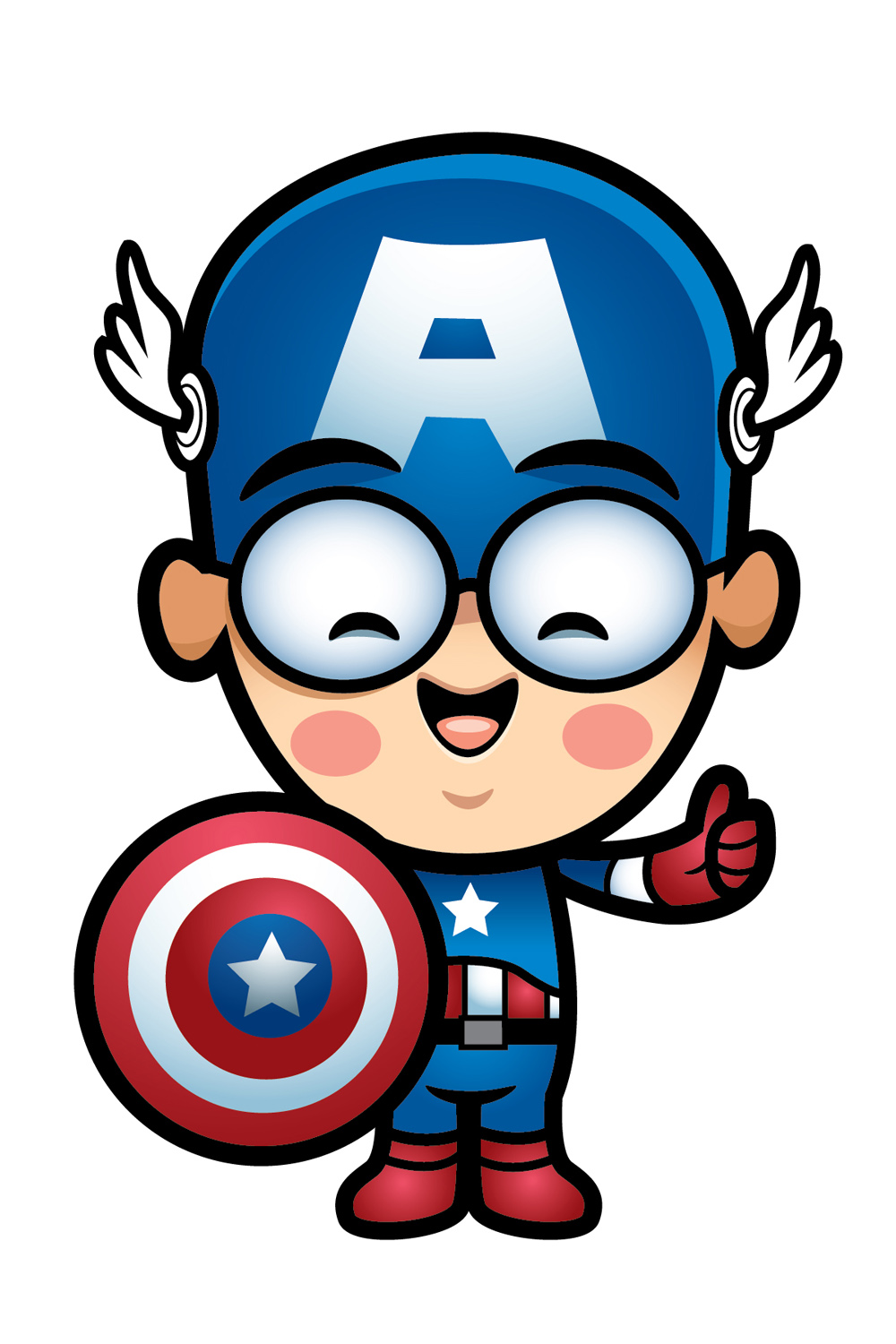 Sasaki Time: Lil Oishi as Captain America!