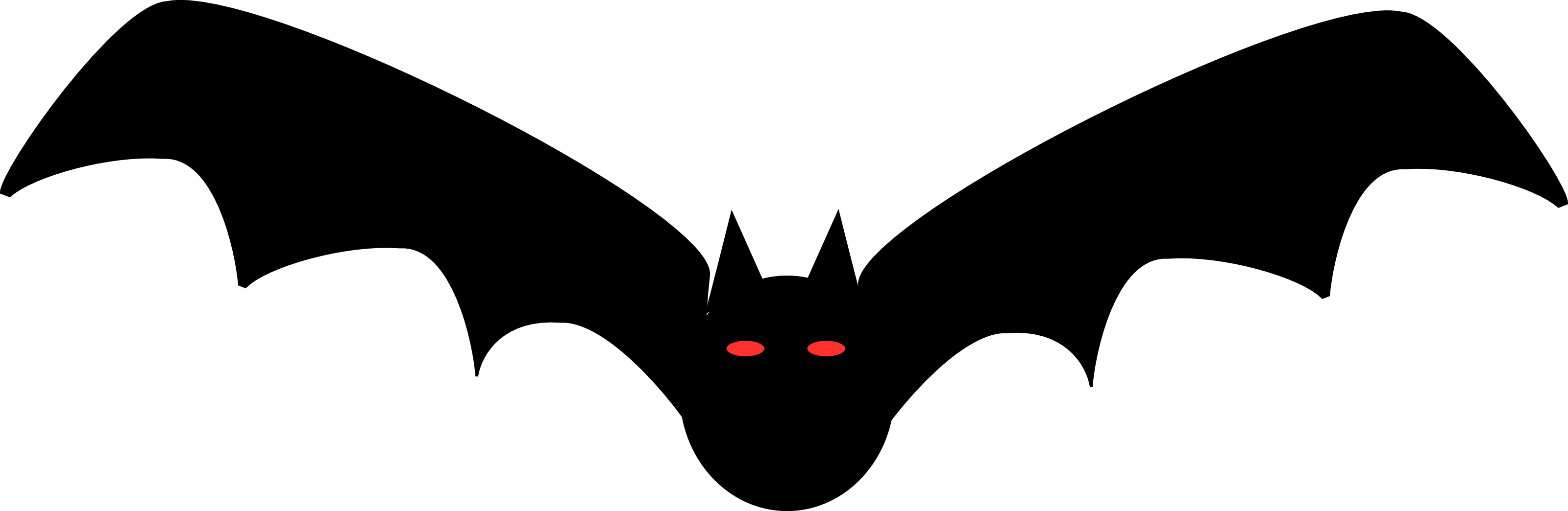 Image - 111-Free-Halloween-Clipart-Illustration-Of-Black-Bat-With ...