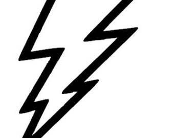lightning bolt decal – Etsy
