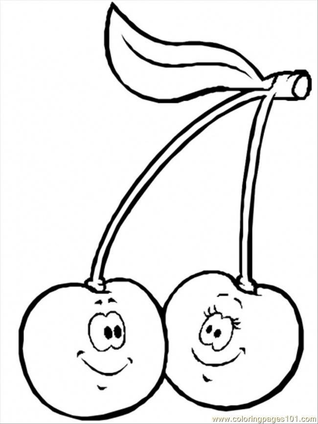 cartoon cherry Colouring Pages (page 2)