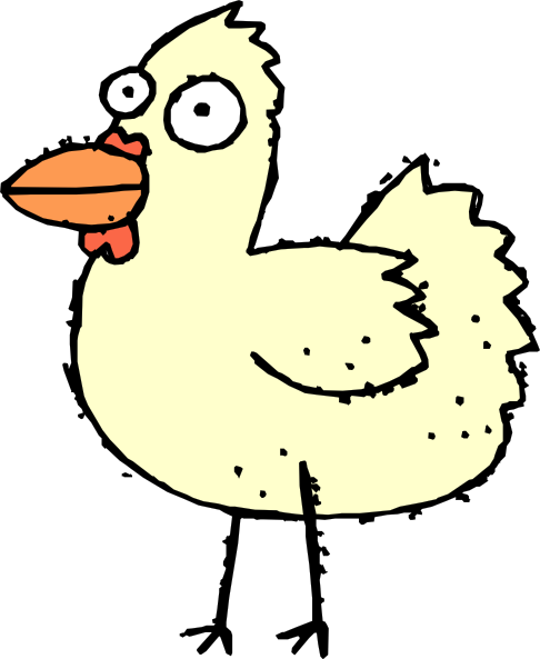 Cartoon Chicken clip art - vector clip art online, royalty free ...