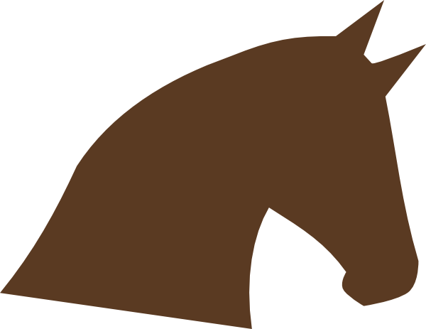 Horse Head Silhouette clip art - vector clip art online, royalty ...