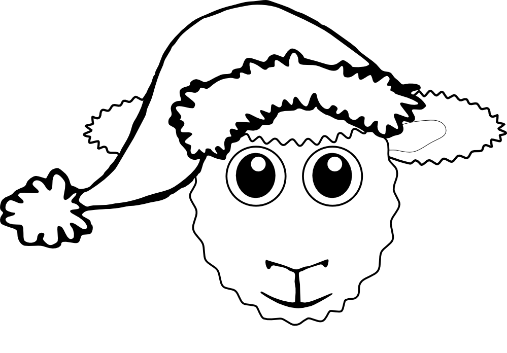 clipartist.net » Clip Art » palomaironique sheep face cartoon with ...