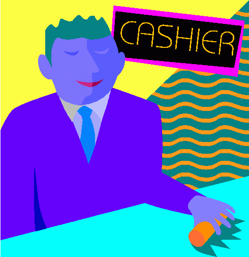 cashier clipart - cashier clip art
