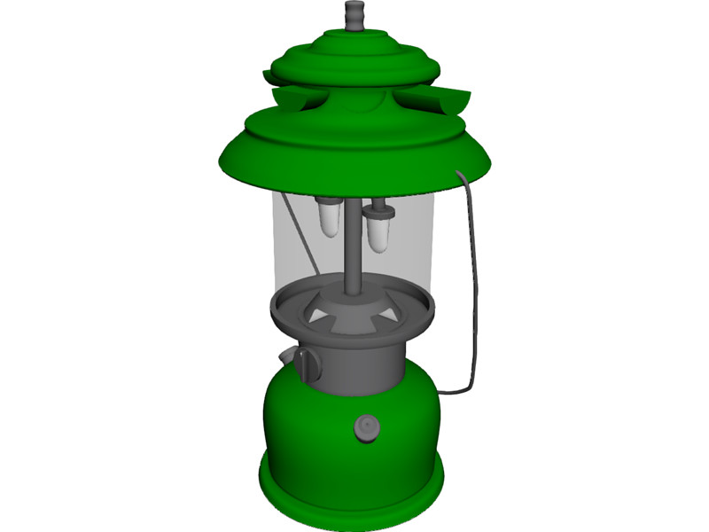 Vintage Coleman Lantern 3D Model Download | 3D CAD Browser