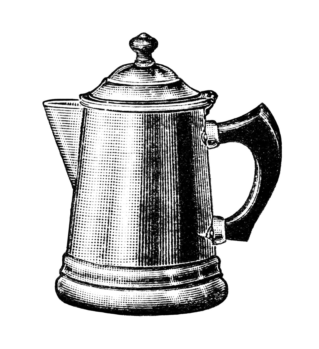 Coffee Pot Clipart Black And White | Clipart Panda - Free Clipart ...