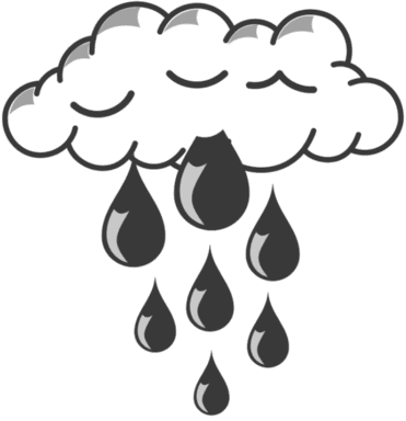 Rain Clipart Black And White | Clipart Panda - Free Clipart Images
