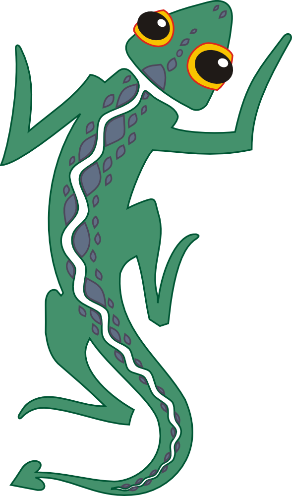 OnlineLabels Clip Art - Lizard