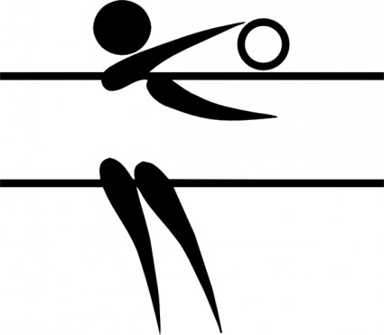 Olympischer Sport Volleyball Indoor Piktogramme ClipArts-Vektor ...