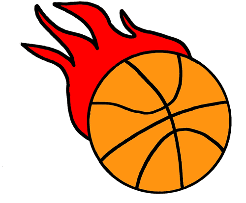 flaming basketball clip art - group picture, image by tag ...