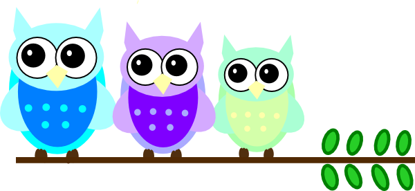 Owl Family clip art - vector clip art online, royalty free ...