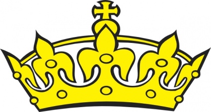 Clipart Cross With Crown