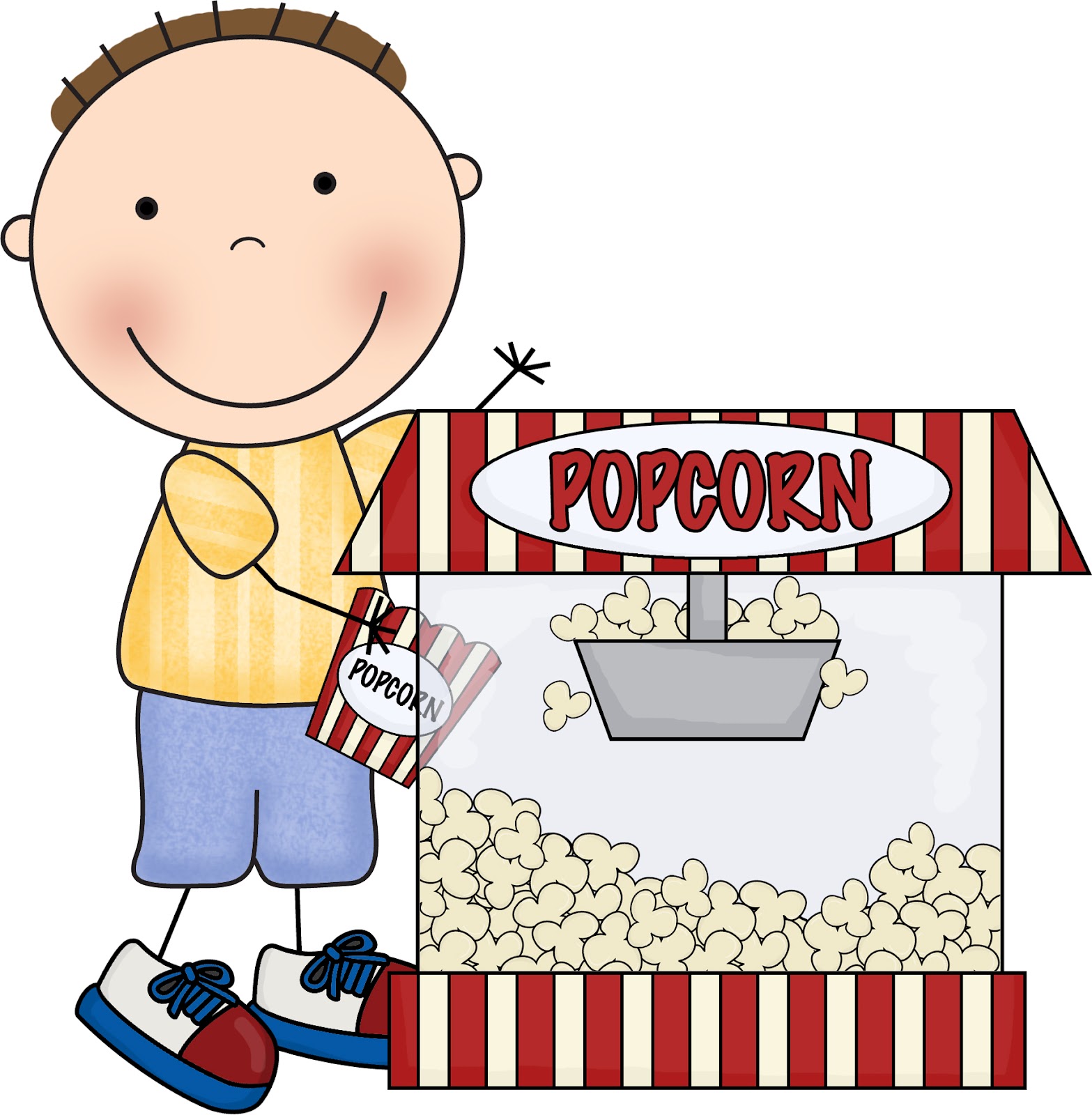 Piece Of Popcorn Clipart | Clipart Panda - Free Clipart Images