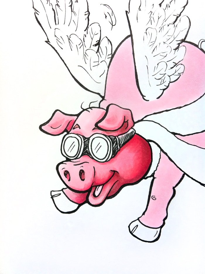 I Like Markers: When Pigs fly...