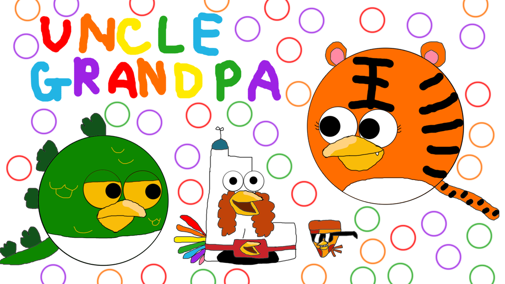 Uncle Grandpa cast as Angry Birds! by MaryPeachBird on deviantART
