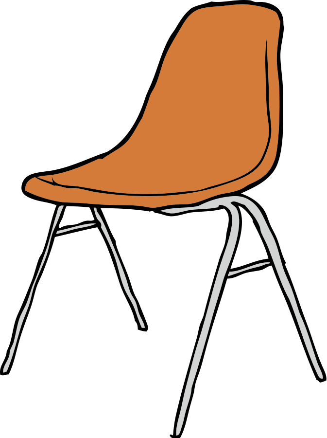 Modern Chair 3/4 Angle large 900pixel clipart, Modern Chair 3/4 ...