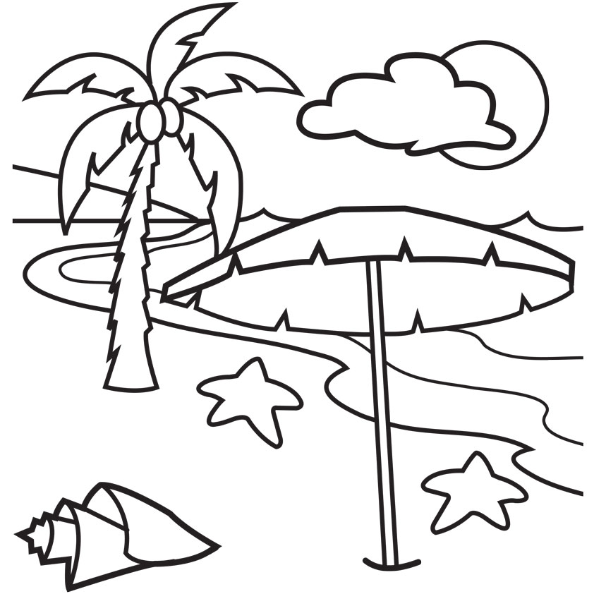 boat scene Colouring Pages