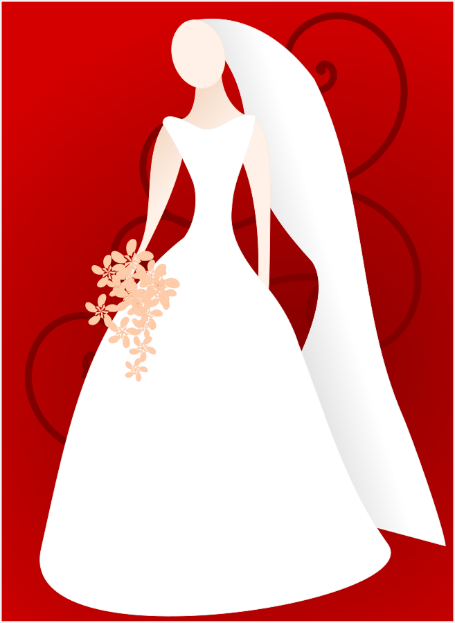 Bride and Groom Clipart, vector clip art online, royalty free ...