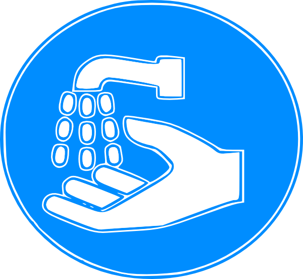 Hand Wash Sign clip art - vector clip art online, royalty free ...