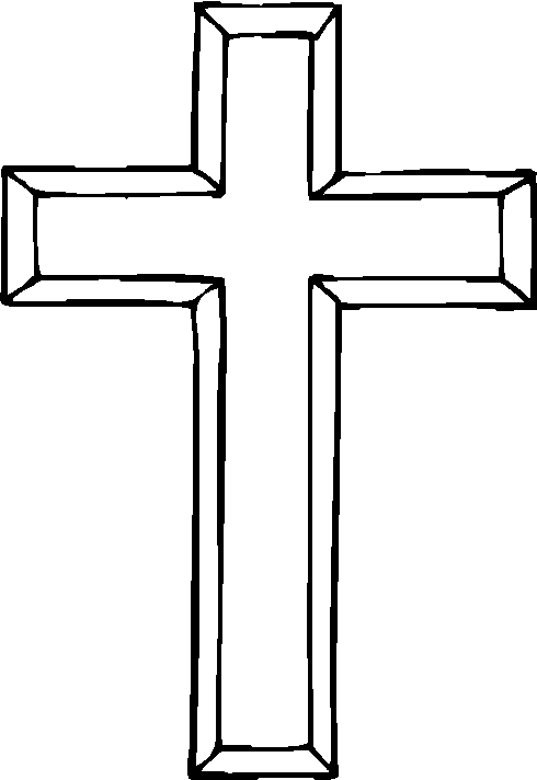 Crosses Coloring Pages - Drawing Kids