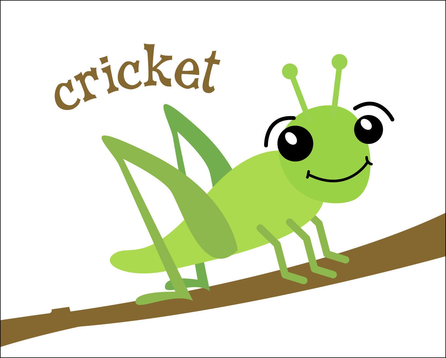 Cricket Bug Clipart Icon - Free Icons