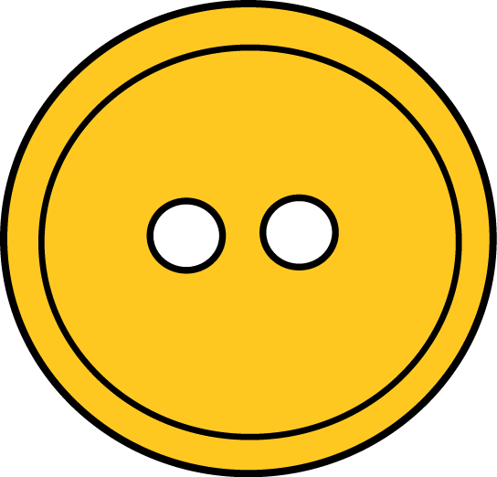 Yellow Button Clip Art - Yellow Button Image