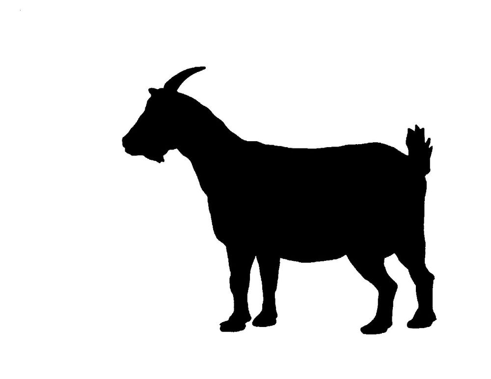 Pix For > Market Goat Silhouette
