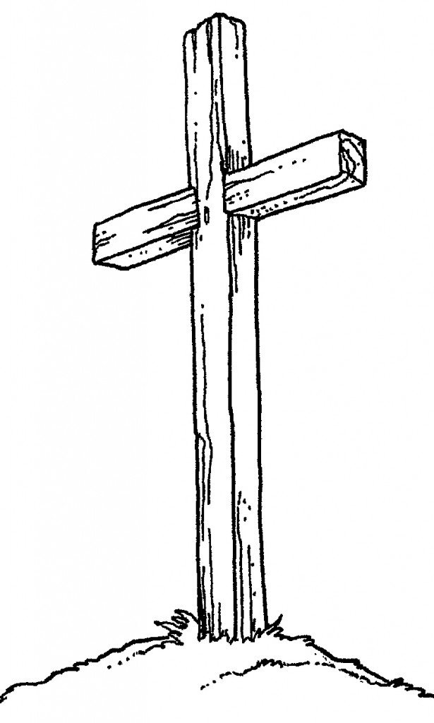 Crosses Outline Coloring Pages