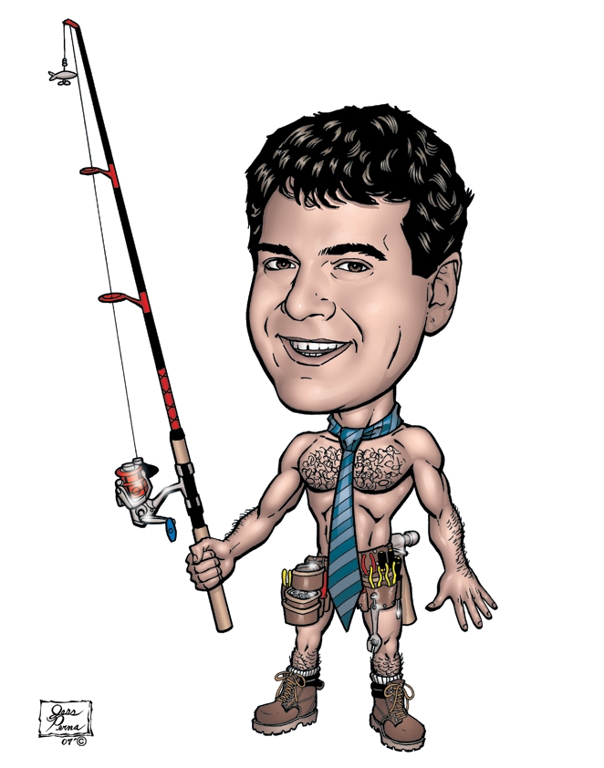 Cartoon Fisherman | lol-rofl.com