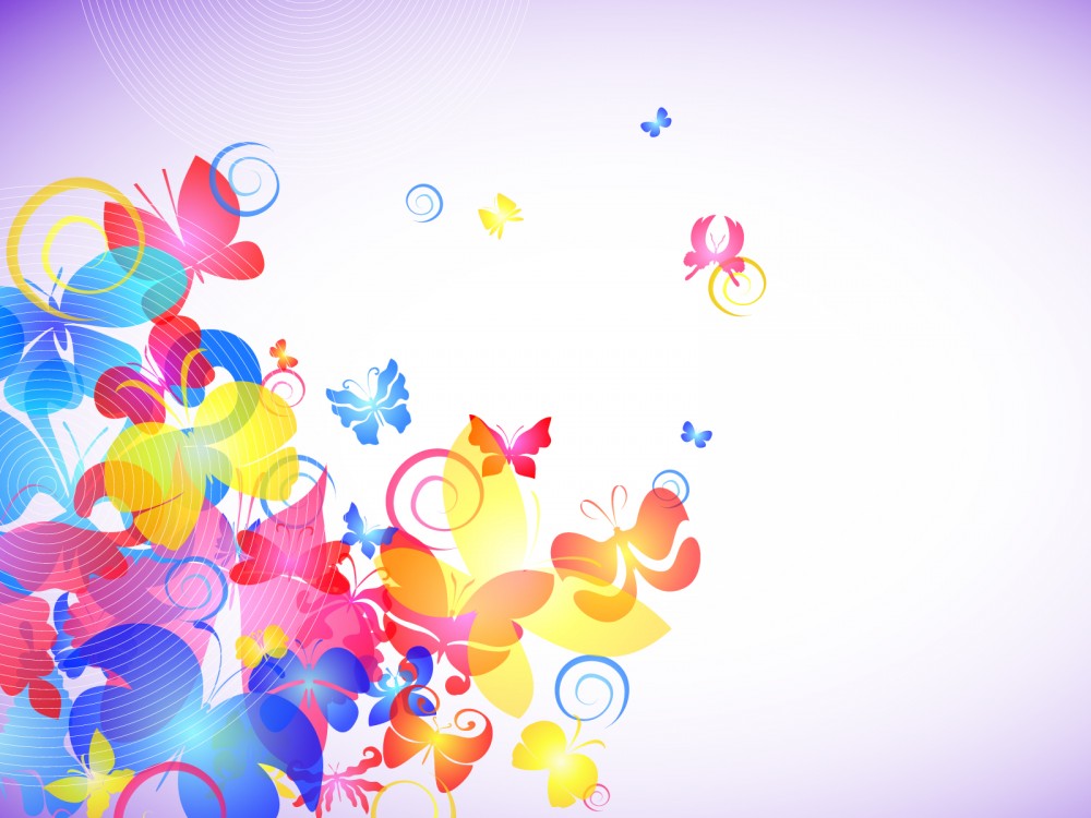 Powerpoint Green Butterfly Background Images & Pictures - Becuo