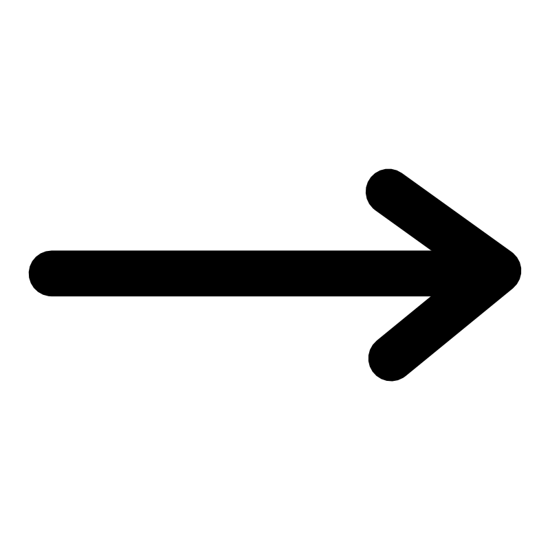 Clipart - mono line line arrow end