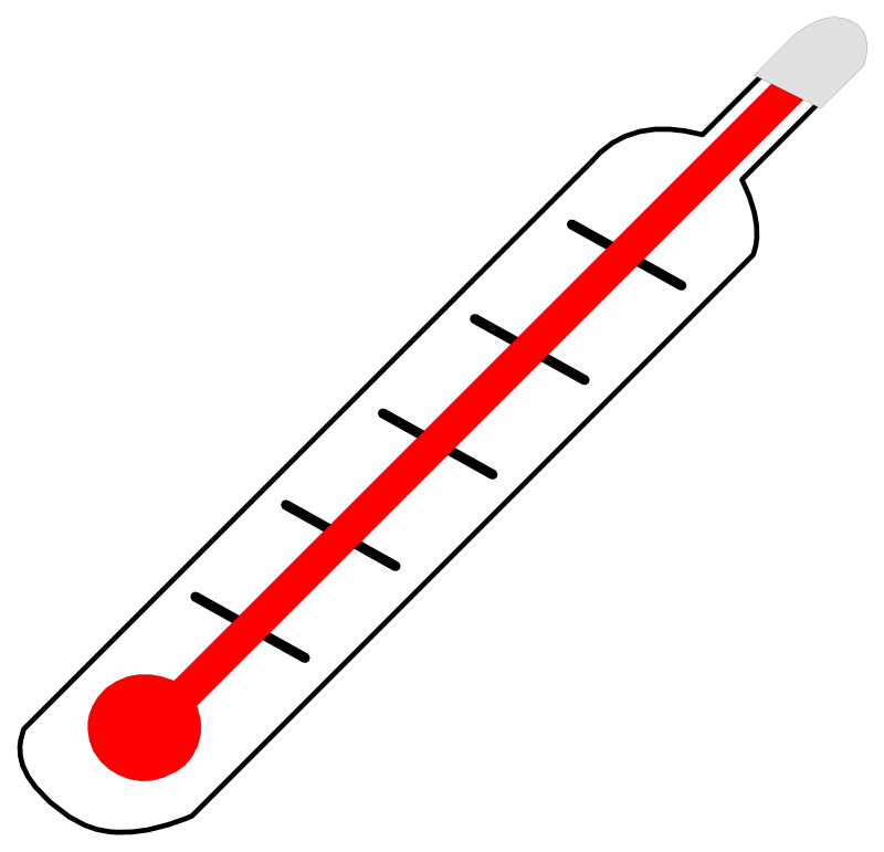 Hot Thermometer Clip Art