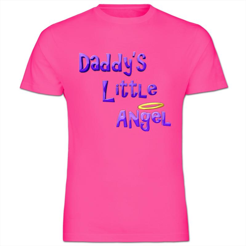 Daddy's Little Angel Kids Boy Girl T-Shirt | eBay