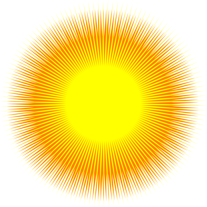 Clipart - sun abstract design