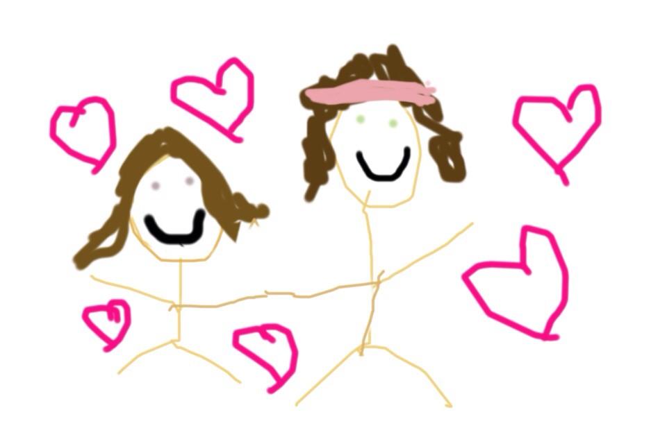 Happy 16th birthday Karina !!@idkjustlarry I drew you and Harry ...