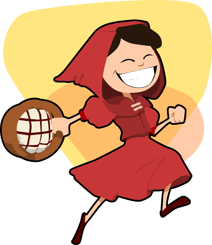 Clipart - Little Red Riding Hood