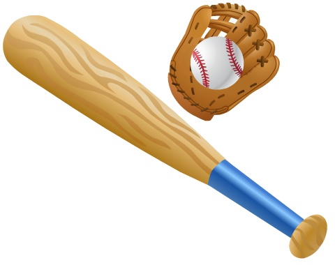 baseball bat and glove clip art | Take me out to the ball game... | P…