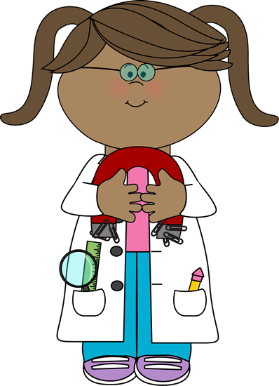 Kid Scientist with a Magnet Clip Art - Kid Scientist with a Magnet ...