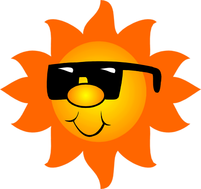Cute Sun With Sunglasses Clipart | Clipart Panda - Free Clipart Images