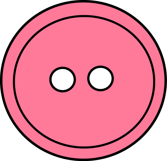 Pink Button Clip Art - Pink Button Image