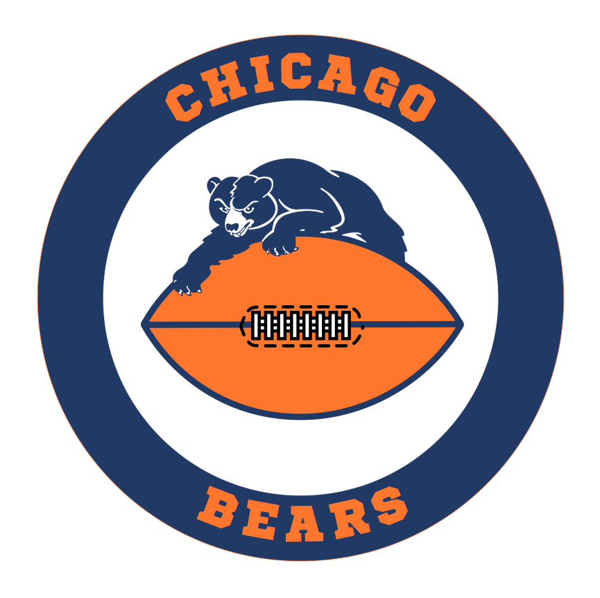 Chicago Bears Logo Stencil