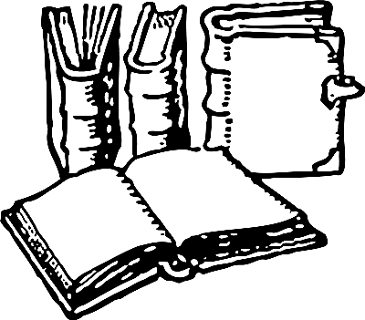 Open Book Clip Art Black And White - ClipArt Best
