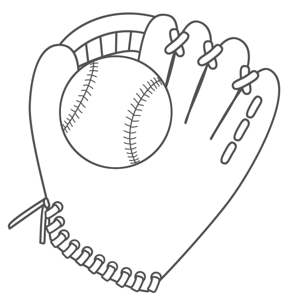 Trends For > Baseball Glove And Ball Drawing