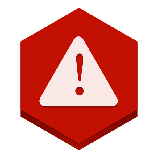 Warning Icon | Hex Iconset | Martz90